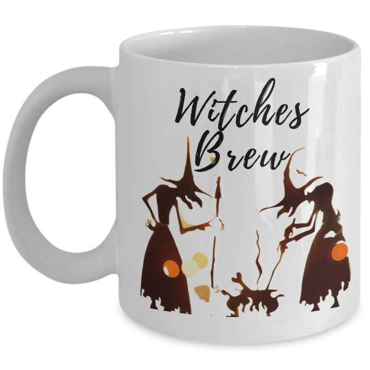 Witches Brew Mug, Witch Halloween Coffee Cup, Fall Housewarming Decor for Friends and Family, Witch Coffee Cup