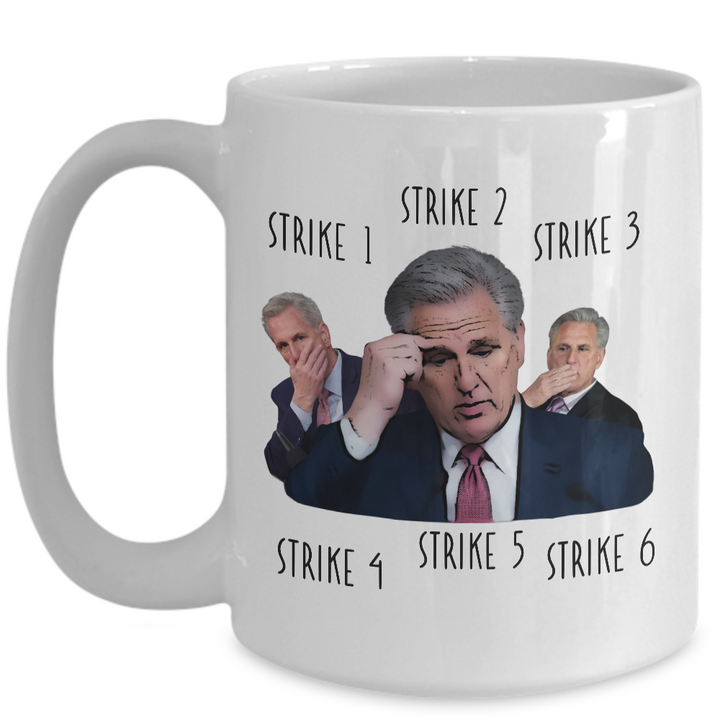 Funny Kevin McCarthy Mug, Sarcastic Kevin McCarthy Coffee Cup, Political Satire Gifts for Democrats, Anti-Republican Party, Speaker of the House