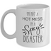 Funny Hot Mess Mug, Hot Mess Spicy Disaster Coffee Cup, Funny Coffee Cup, Trendy Sayings Mug, Hot Mess Gifts for Her