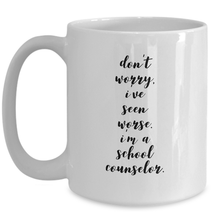 Funny School Counselor Mug, I'm A School Counselor, National School Counseling Week, Ceramic Coffee/Tea Cup, Staff Appreciation, Teacher Gift, Gift for Counselor