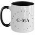 G-Ma Two Toned Coffee Cup, Grandma Gifts 2023, New Baby On the Way, PRomoted to Grandma 2023, Grandparent's Day Presents