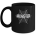 Momster Halloween Mug, Black Halloween Momster Coffee Cup, Halloween Presents for Mom, Housewarming Fall Drinkware