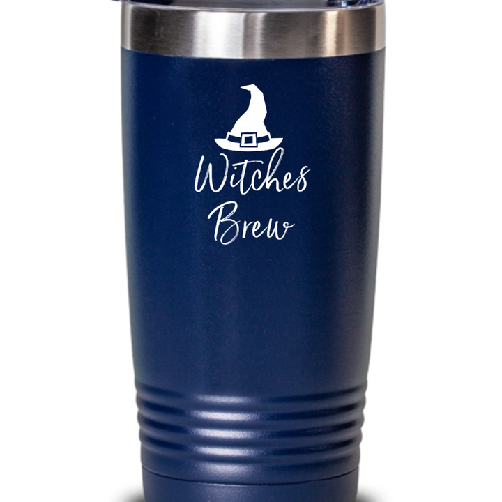 Witches Brew Halloween Tumbler, Witches Brew Stainless Steel 20 ounce, 30 oz mug, Witch Halloween Coffee Tumbler