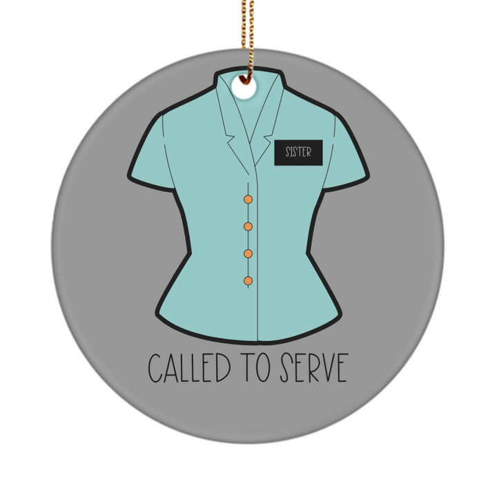 Called to Serve Sister Missionary Ornament