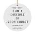 LDS Youth Theme 2024 Ornament, I Am A Disciple of Jesus Christ, Church of Jesus Christ of Latter-day Saints Ornament