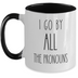 Funny Non-binary Mug, Nonbinary Two Toned Coffee Cup, Novelty Pronoun Present, Pronoun Present for Friends and Family, Nonbinary Birthday, Trendy Sayings