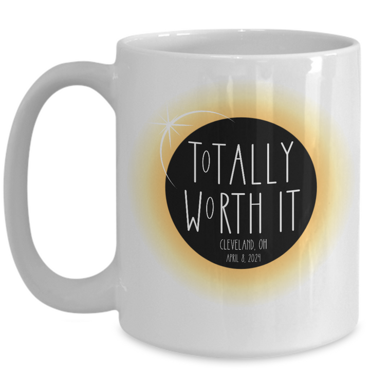 Solar Eclipse 2024 Mug, Total Solar Eclipse Coffee Cup, Solar Eclipse Memorabilia, Solar Eclipse Gifts for Friends and Family