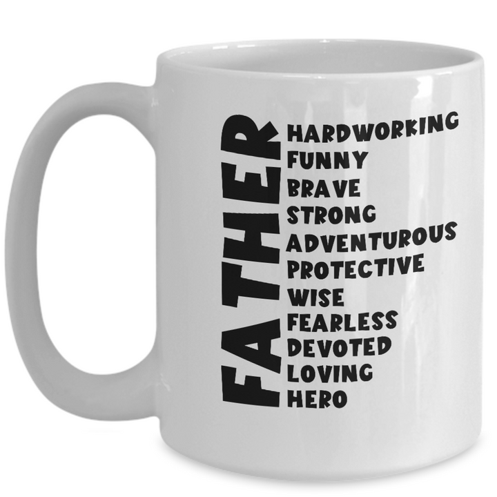 Special Father Mug, Coffee Cup Gifts for Dad, Happy Father's Day, Gift for Daddy's Birthday, Best Father Mug, From kids