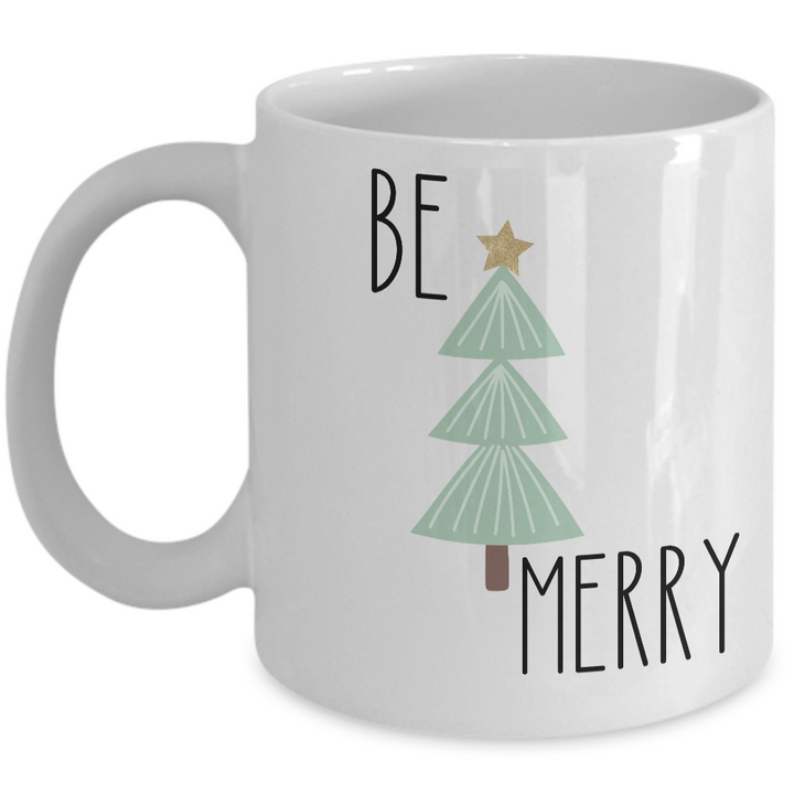 Be Merry Christmas Holiday Mug,