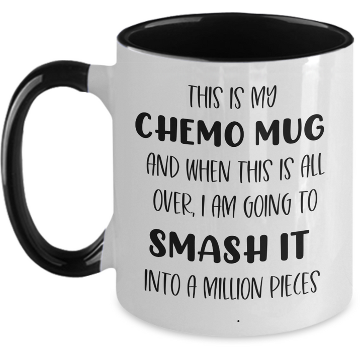 Motivational Chemo Smash It Cancer Mug,