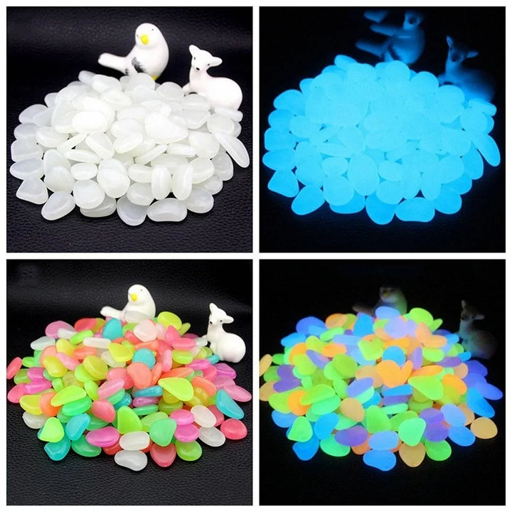 Glowing Garden Pebbles