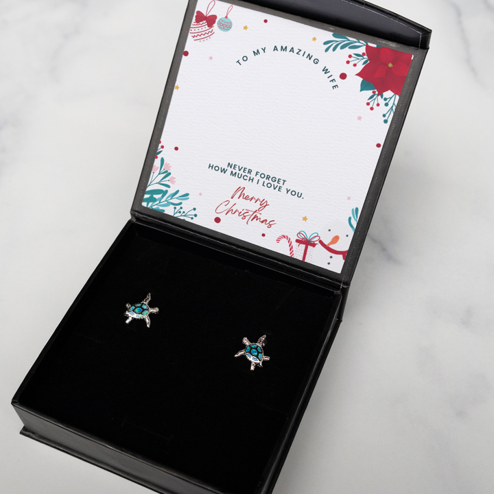 Amazing Wife Christmas Necklace & Earrings