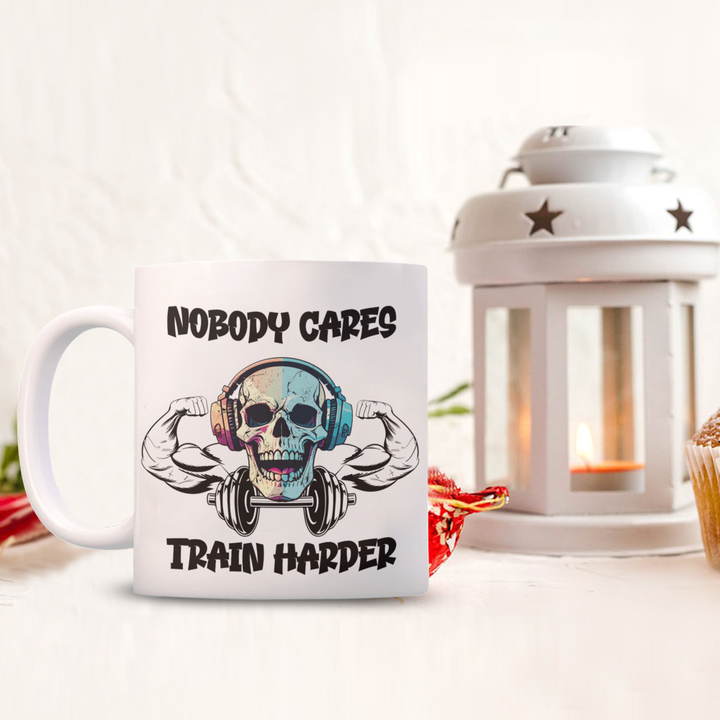 Weightlifting Mug, Inspirational Weight Training Exercise Coffee Cup, Gifts for Personal Trainer, Fitness Enthusiast Gifts, 11 oz 15 oz Coffee Mug