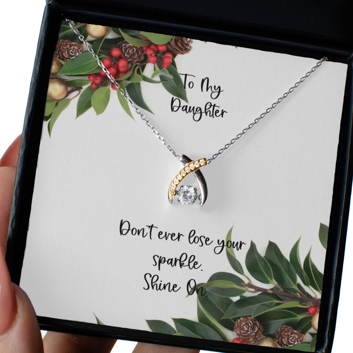 To  Special Daughter From Mom Necklace
