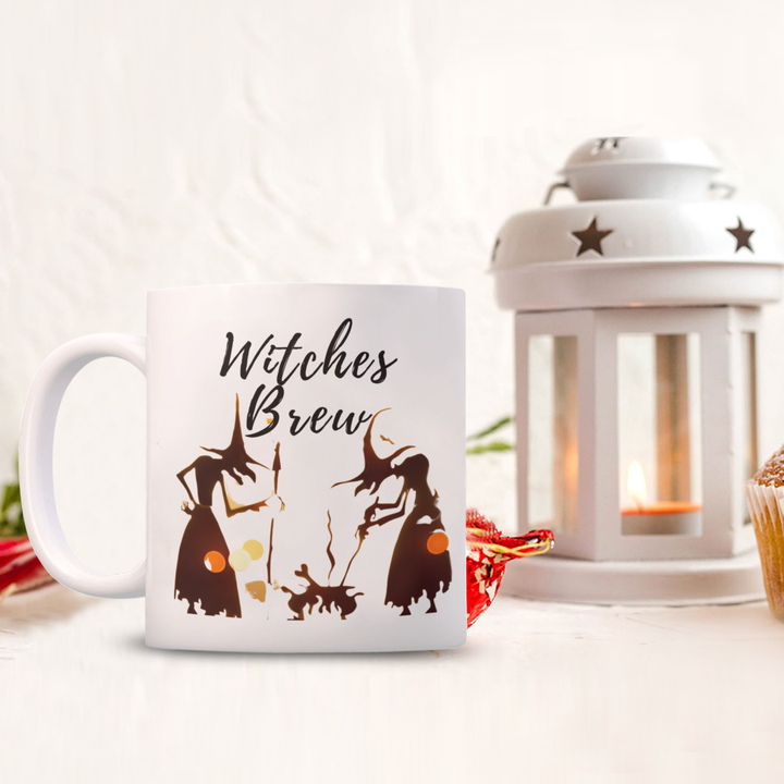 Witches Brew Mug, Witch Halloween Coffee Cup, Fall Housewarming Decor for Friends and Family, Witch Coffee Cup