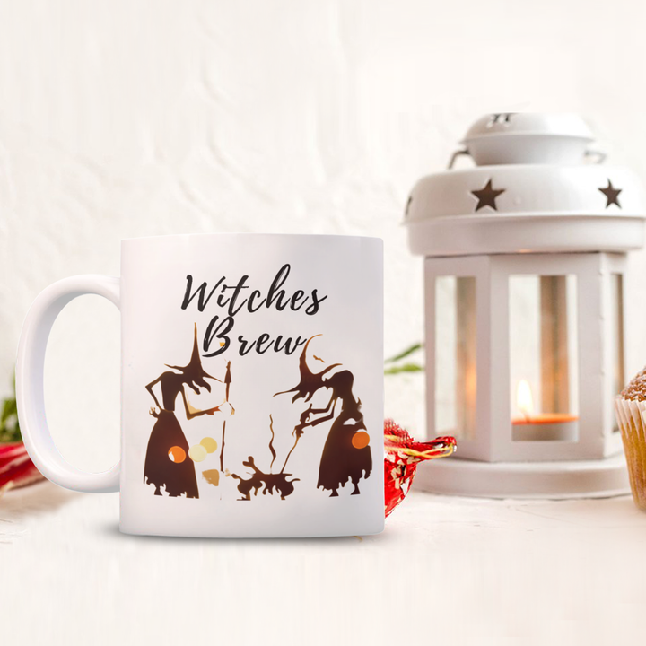 Witches Brew Mug, Witch Halloween Coffee Cup, Fall Housewarming Decor for Friends and Family, Witch Coffee Cup