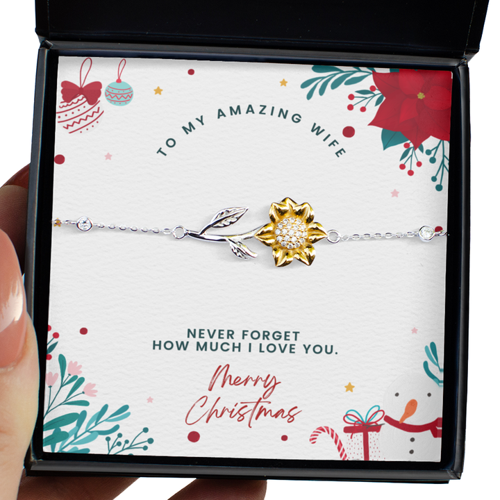 Amazing Wife Christmas Necklace & Earrings