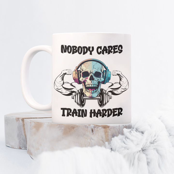 Weightlifting Mug, Inspirational Weight Training Exercise Coffee Cup, Gifts for Personal Trainer, Fitness Enthusiast Gifts, 11 oz 15 oz Coffee Mug