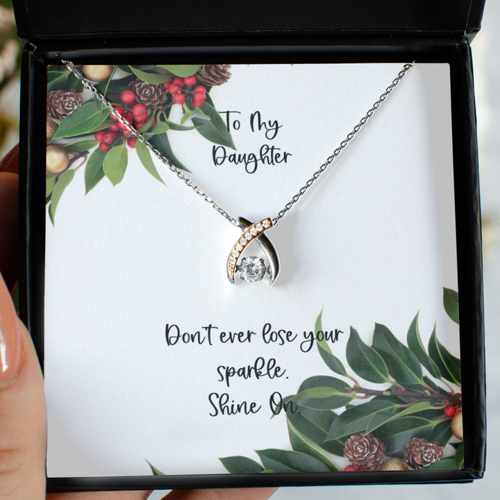 To  Special Daughter From Mom Necklace