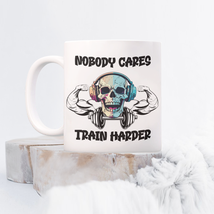Weightlifting Mug, Inspirational Weight Training Exercise Coffee Cup, Gifts for Personal Trainer, Fitness Enthusiast Gifts, 11 oz 15 oz Coffee Mug