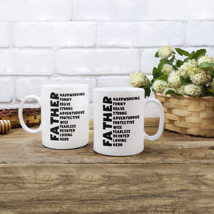 Special Father Mug, Coffee Cup Gifts for Dad, Happy Father's Day, Gift for Daddy's Birthday, Best Father Mug, From kids