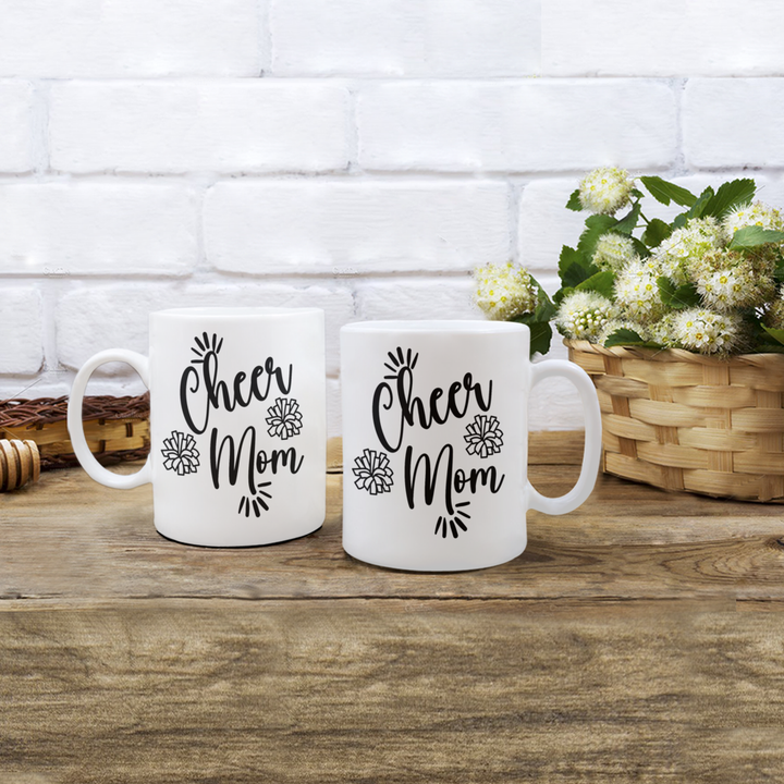 Cheer Mom Mug, Coffee Cup for Cheerleading Mom, Cheerleader Gifts, Cheer Mom Birthday, Gift for Team Mom