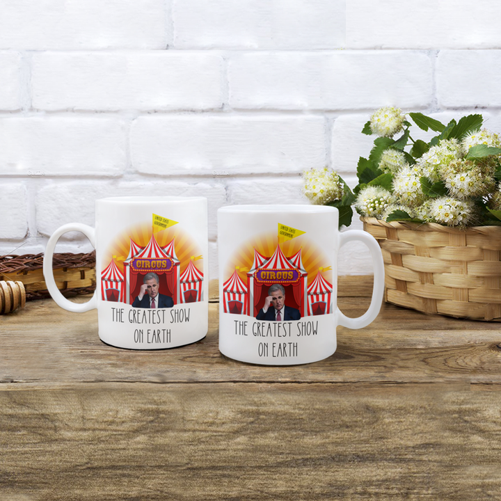 Funny Speaker McCarthy Political Mug, Kevin McCarthy Coffee Cup, Gift for Politicians, Anti-Republican Party, Democrats Birthday, Government Circus