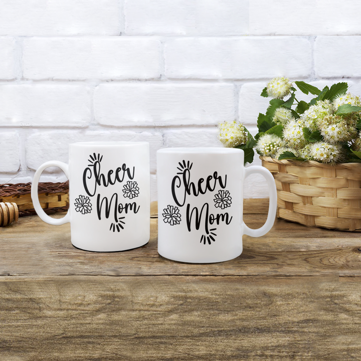 Cheer Mom Mug, Coffee Cup for Cheerleading Mom, Cheerleader Gifts, Cheer Mom Birthday, Gift for Team Mom