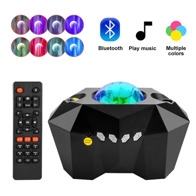 Star Light Projector, LED Starry Night Light Projector, Galaxy Projector Led Lights, Star Music Projectors, Bluetooth Speaker, Remote Control, Timing Function,